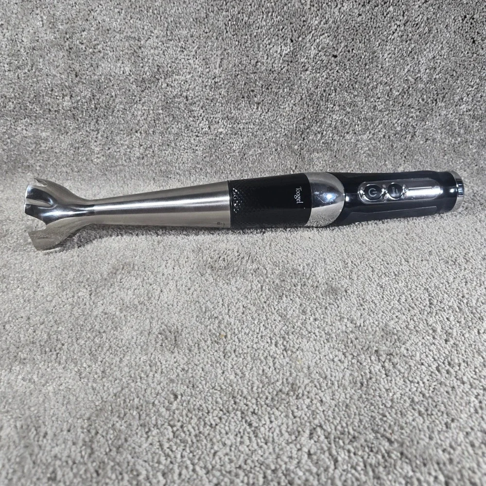 Toogel Immersion Hand‎ Blender Black Cordless 21-Speed Rotating Handle HB-2008B